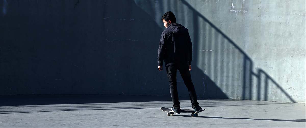 human man skating at park person