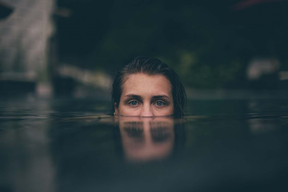 person woman on body of water human