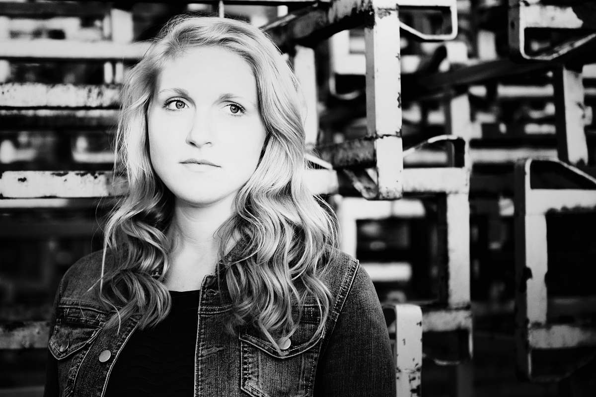 human grayscale photography of woman black-and-white