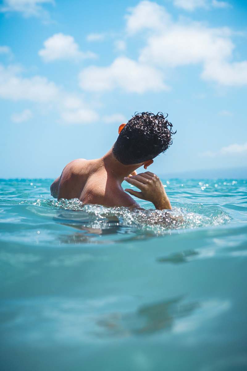 people man on sea water