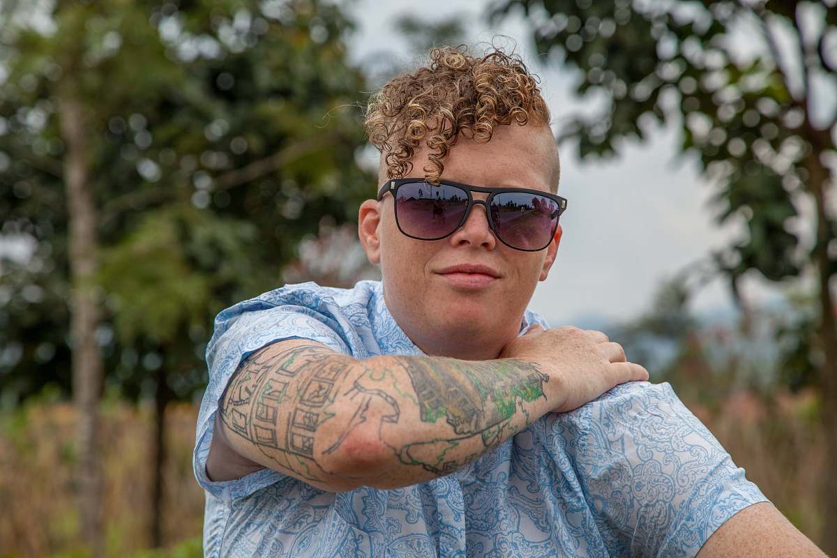 people man wearing sunglasses human
