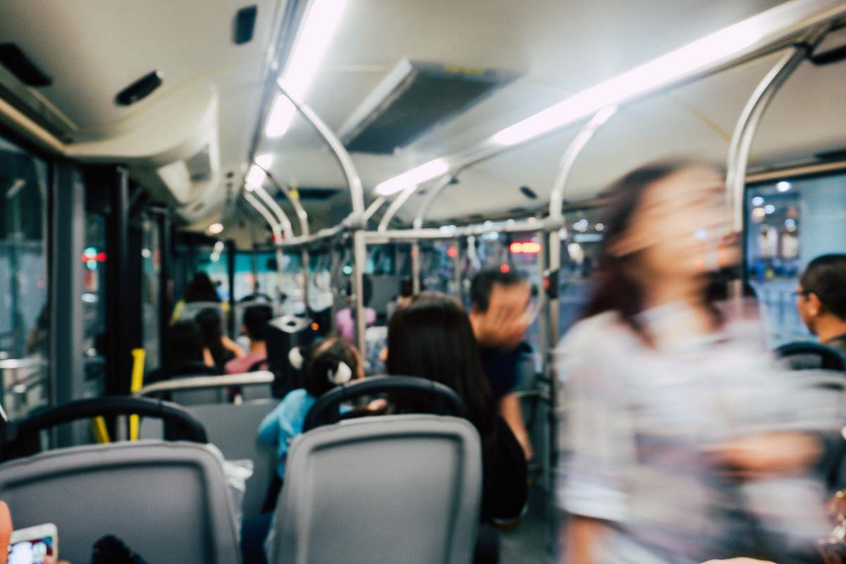 people people in bus human