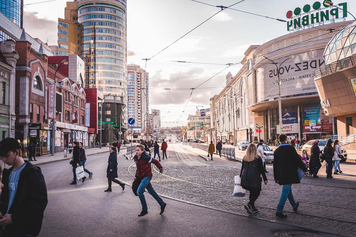 people people walking on road in downtown human