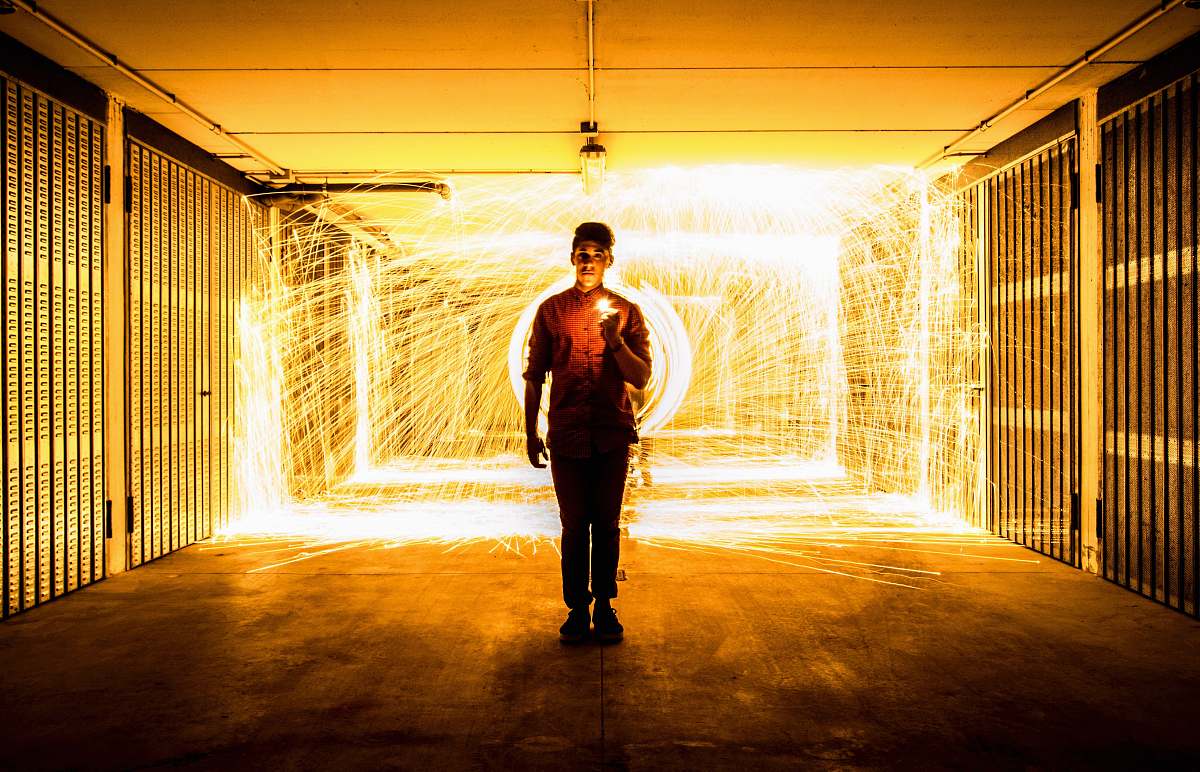 human steel wool photography people