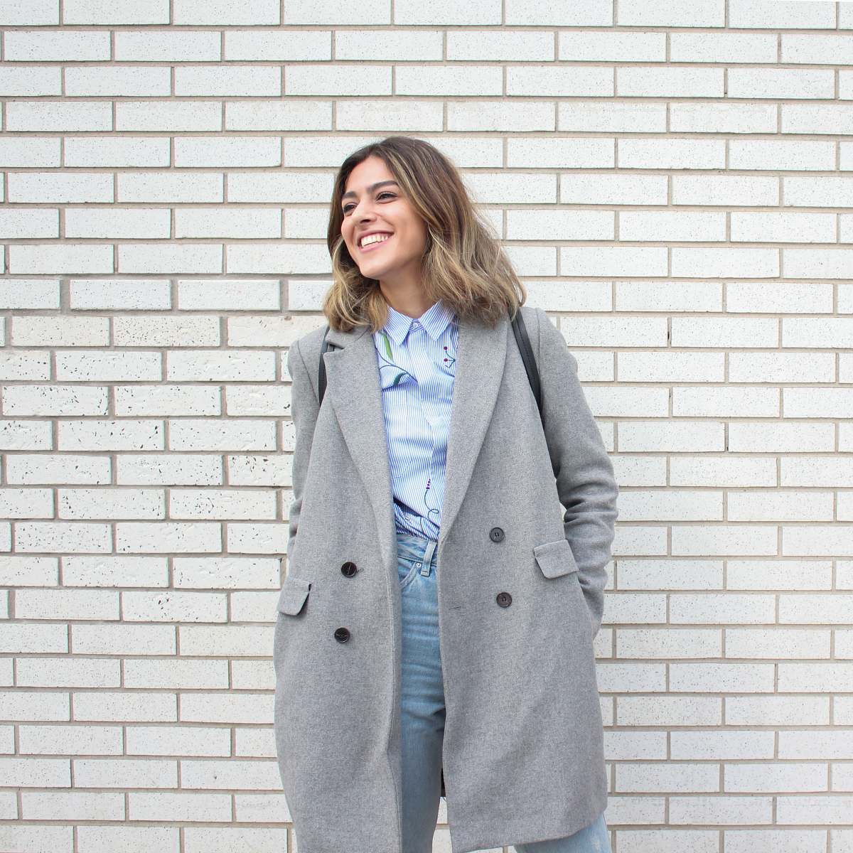 human woman putting hand on her pocket people