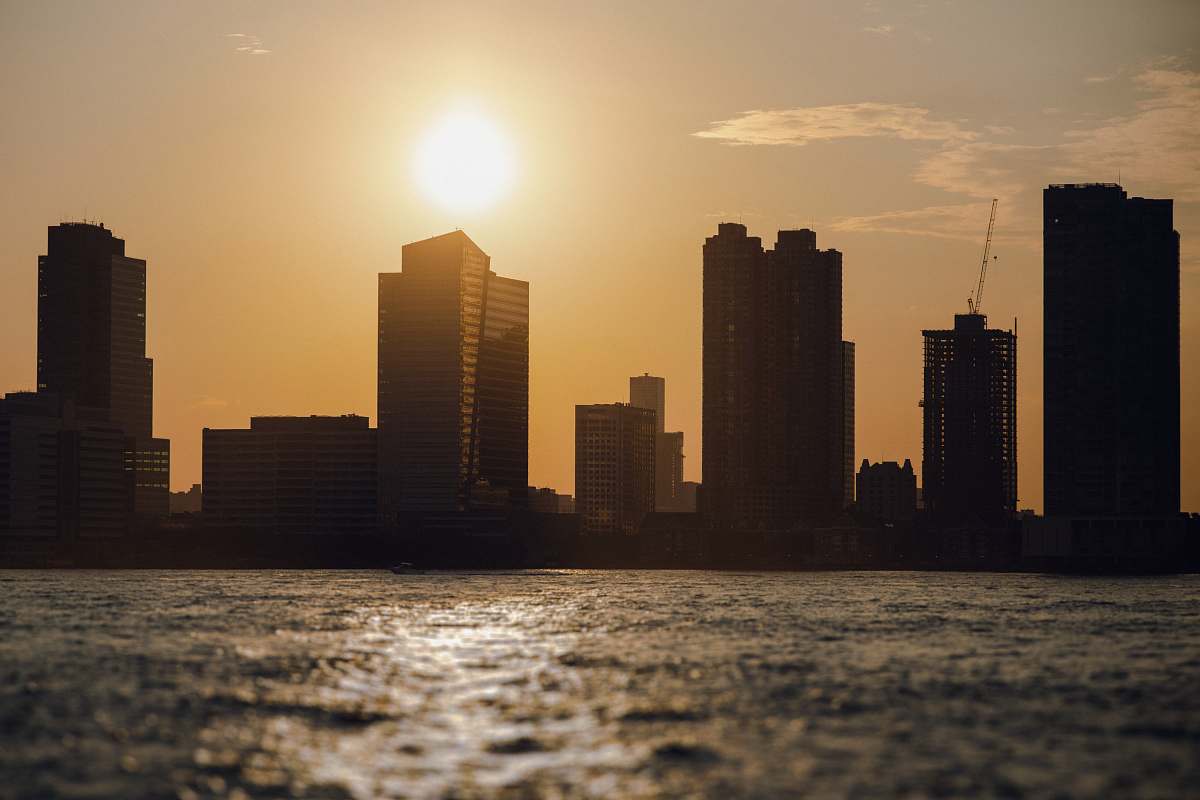 city silhouette of high-rise buildings high rise