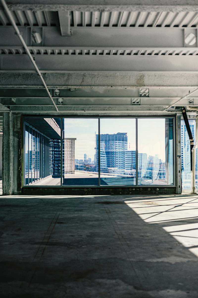building city with high-rise buildings view during daytime office building