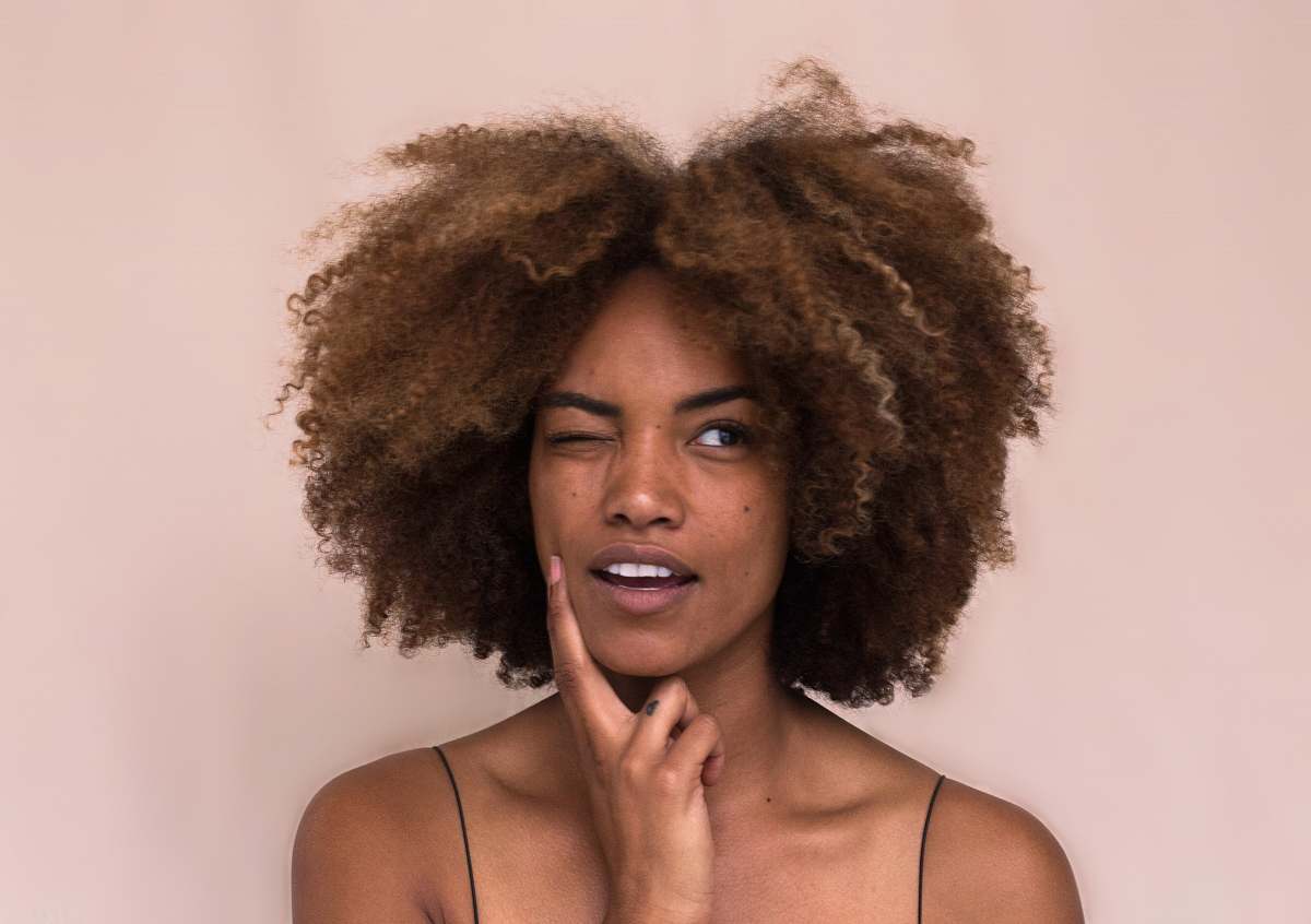 human women's brown hair person