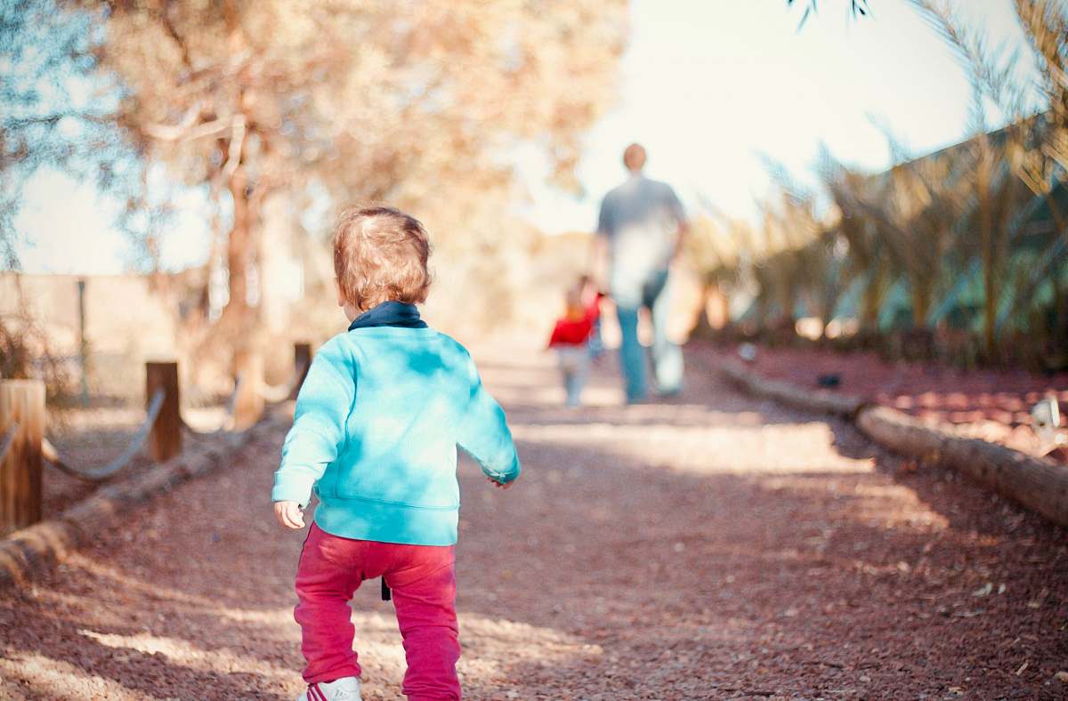 people child walking person