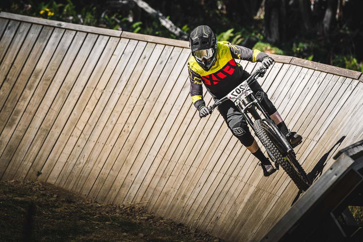 person person riding BMX bike bike