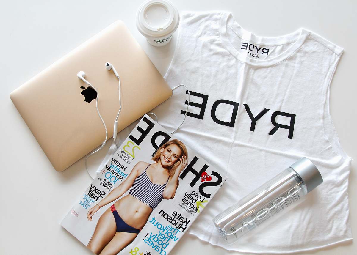 person white and black Ryde blouse text