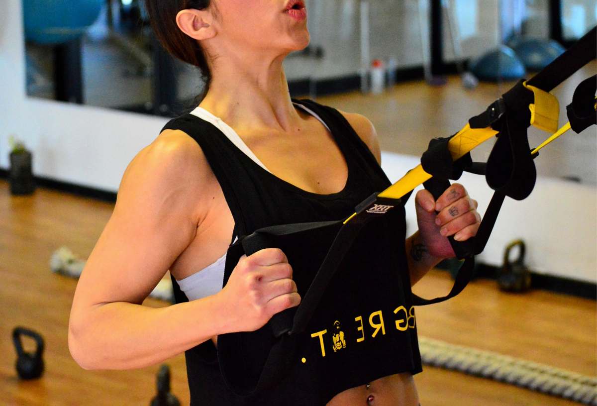 person woman exercising indoors people