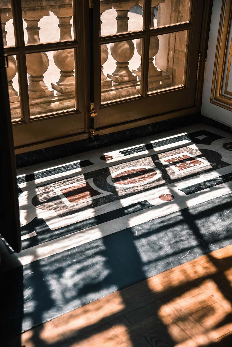 flooring white framed glass window during daytime interior design