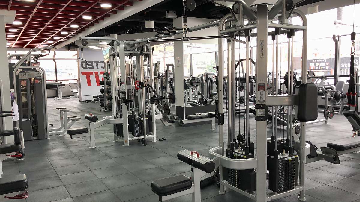sport interior of gym exercise