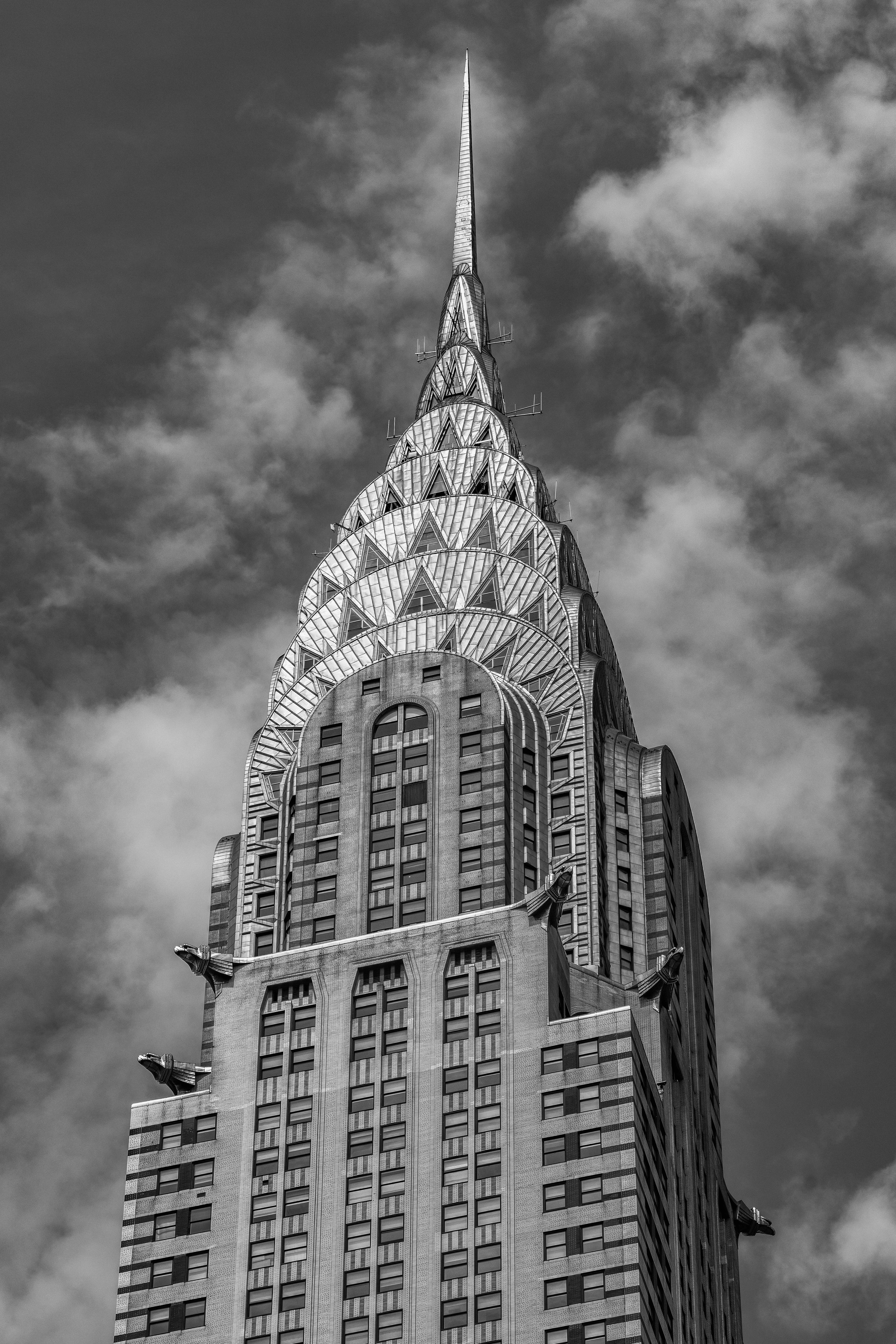 Empire State Building Black And White
