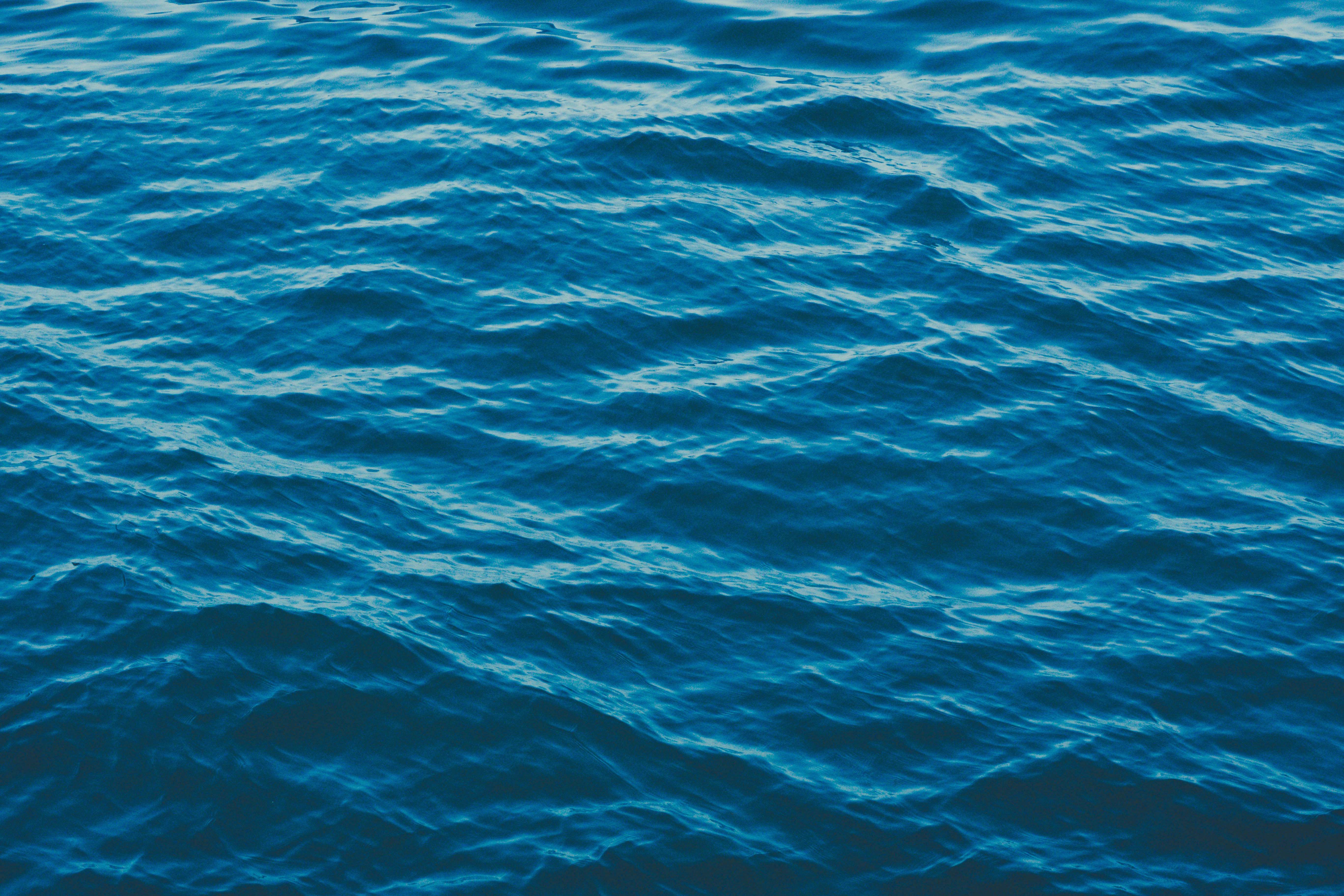 Blue Blue Sea Ripple Image Free Photo