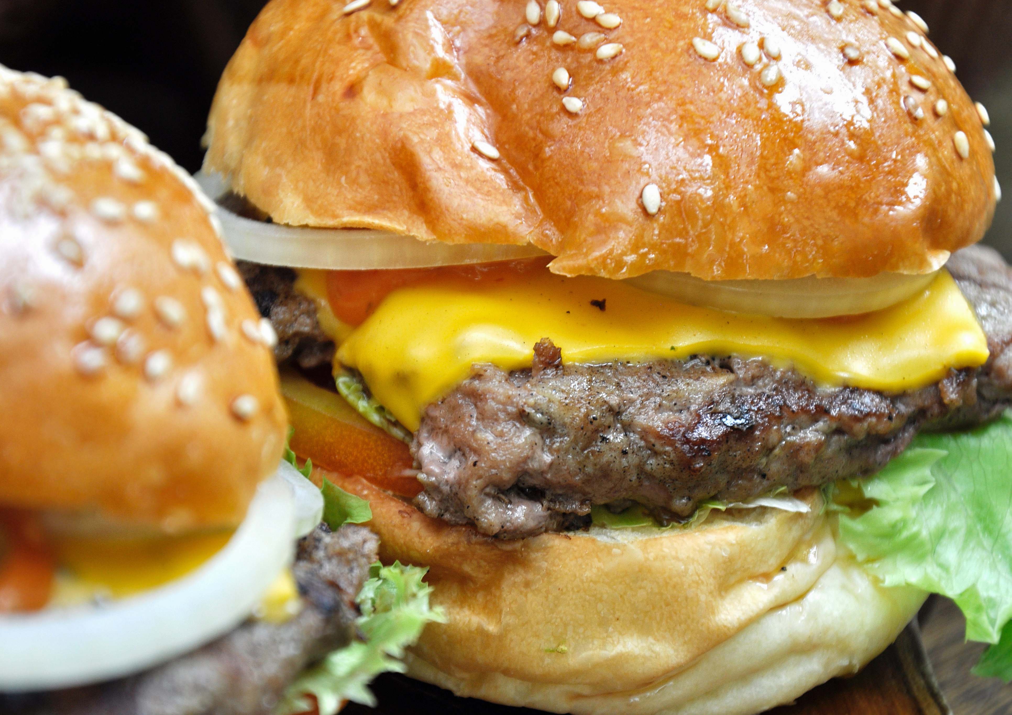 Burger Close-up Photo Cheeseburger Bali Image Free Photo