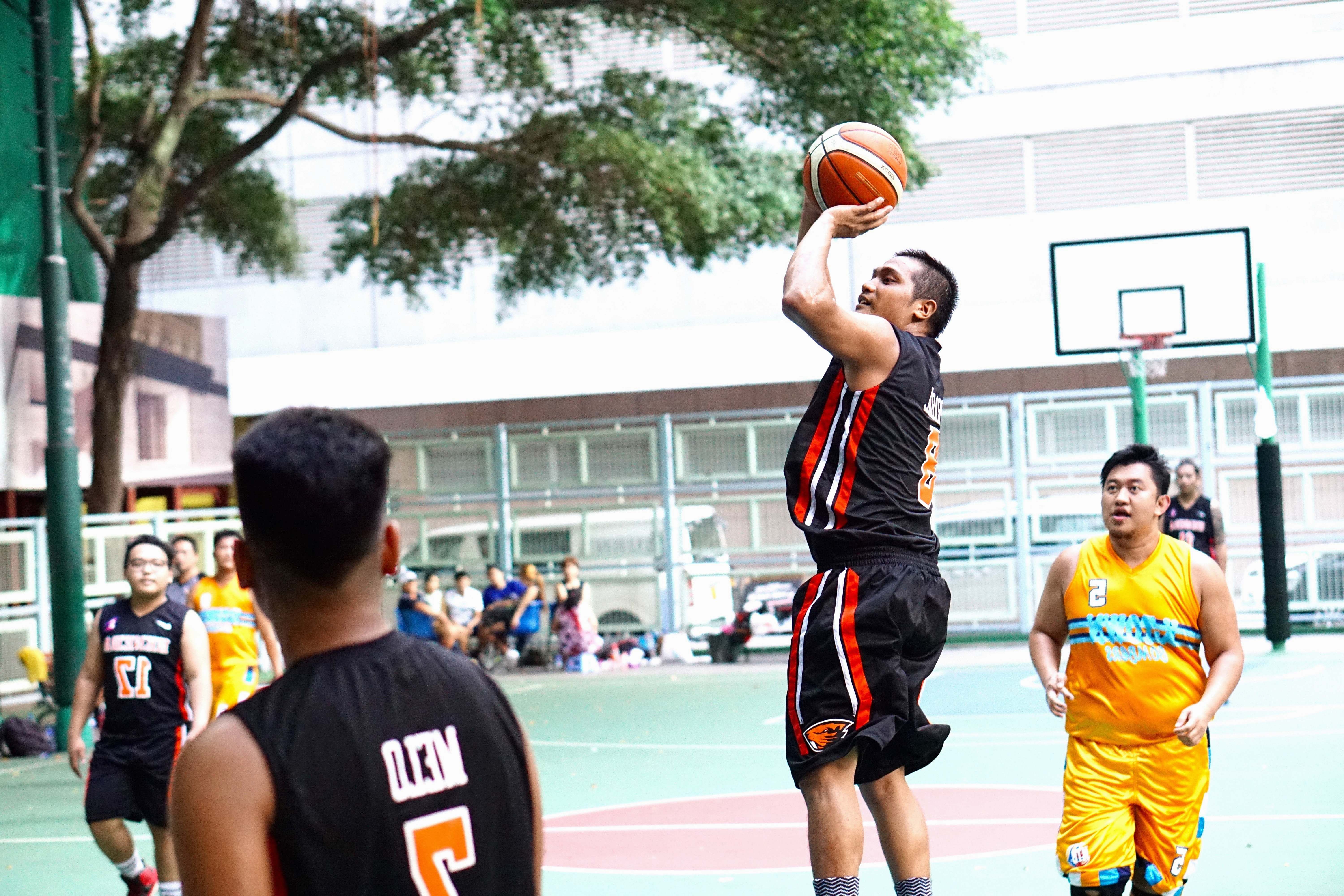 Person Man Shooting A Basketball People Image Free Photo