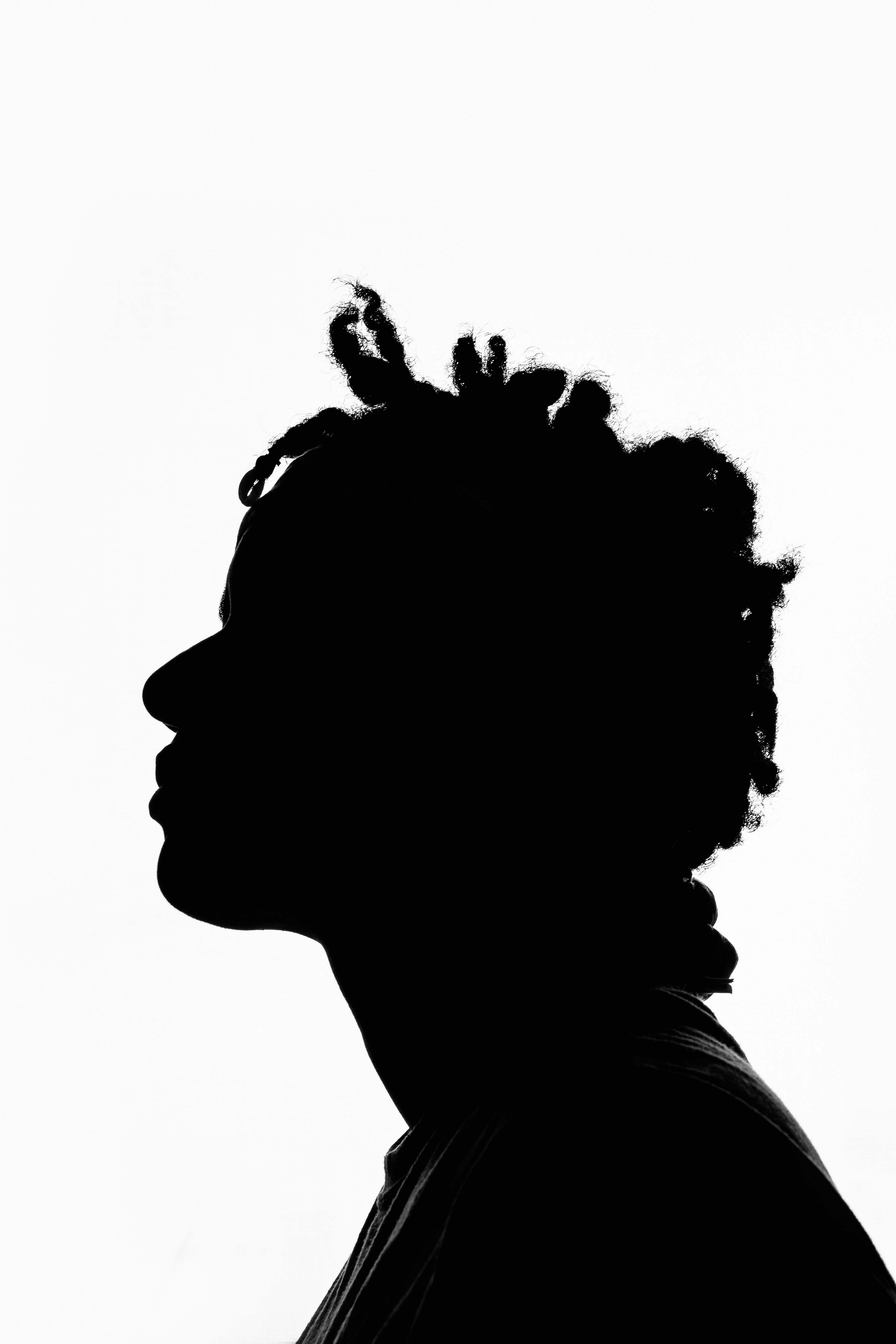 Person Silhouette Of Man Illustration Black-and-white Image Free Photo