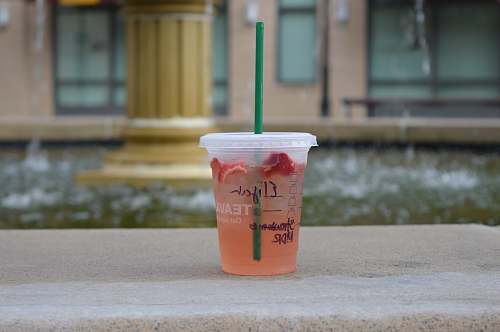 juice clear disposable cup starbucks