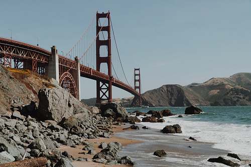 sea suspension bridge golden gate bridge
