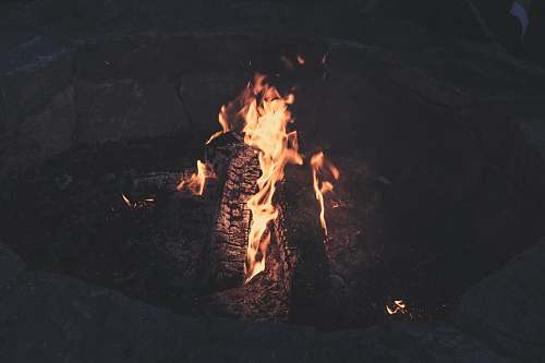 fire bonfire campfire
