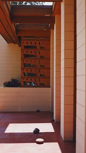 floor brown concrete building during daytime wood