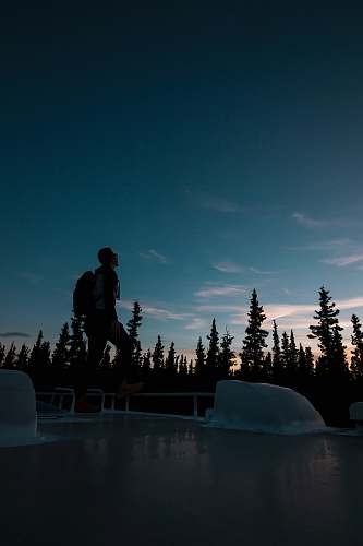 person men looking at the sky people