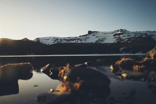 nature body of water and rocks outdoors
