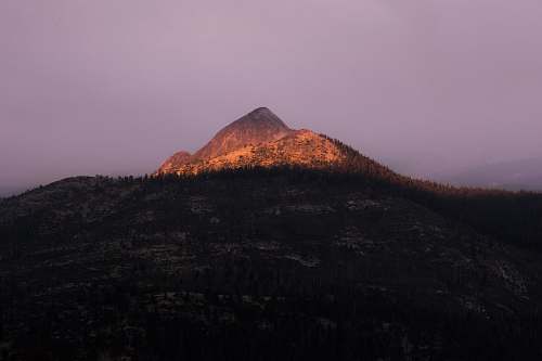 peak gray mountain alps nature