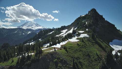 nature green mountain during daytime outdoors