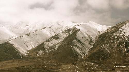snow landscape photography of mountain covered with snow utah