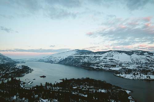 land icy moutnain outdoors