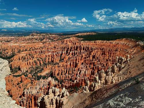 outdoors landscape during daytime mountain