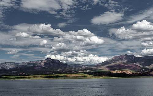 mountain landscape photography of mountain cloud