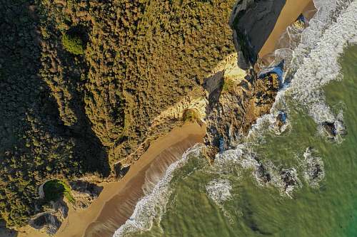 outdoors sea waves on shore landscape