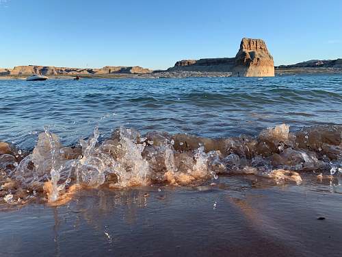 outdoors splash body of water ocean