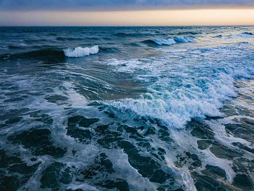 sea waves of water water
