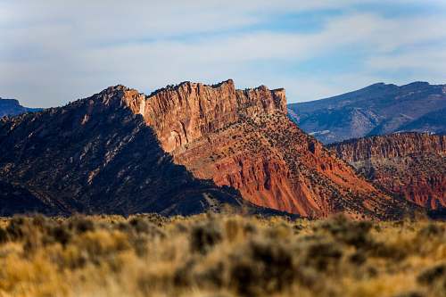 nature black and brown mountain mountain