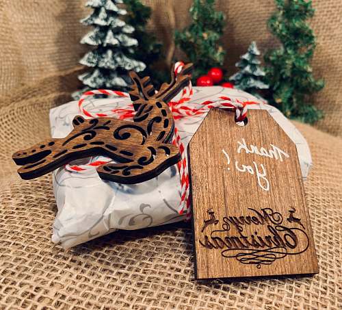 tree brown wooden figurine ornament