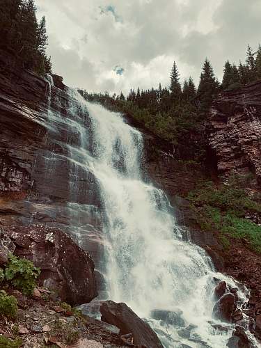 outdoors waterfalls during daytime water