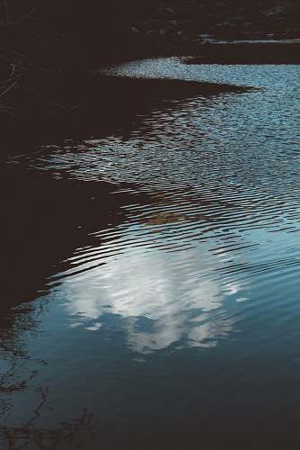 outdoors calm body of water during daytime grey