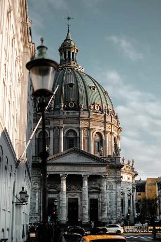 building architectural photography Frederik's Church dome