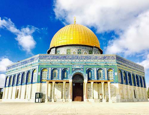 building architectural photography of temple dome