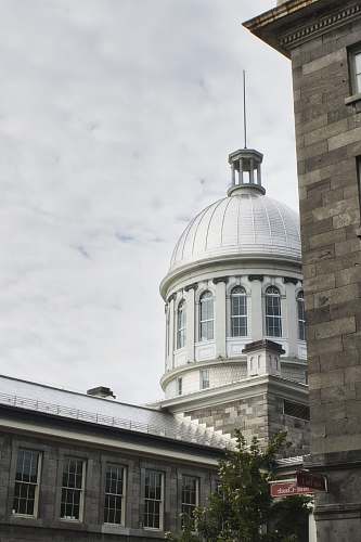 building architectural photography of white and gray house dome