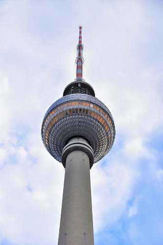 building architectural photography of white observation tower tower