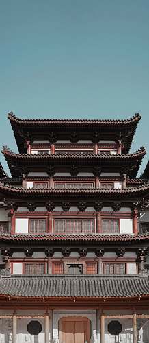 building brown 4-storey gazebo during daytime pagoda