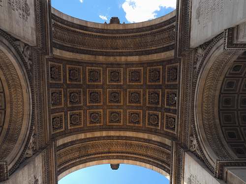 building brown and gray arch building arch