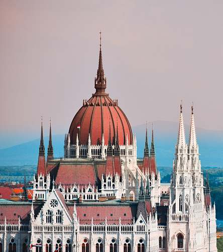 building brown and white building dome
