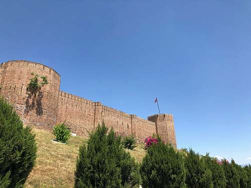 building brown castle under blue sky castle